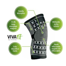 Vivafit GYVFML mágneses térdszorító turmalinnal L-es (GYVFML) gyógyászati segédeszköz