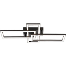 Vivalux Mennyezeti designer LED lámpa (24W/1200Lumen) fekete, természetes fehér világítás