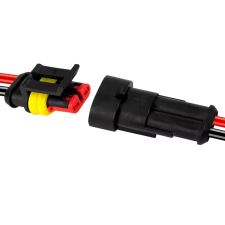 Vízálló autós elekrtomos csatlakozó, 10A, 2 vezeték kisháztartási gépek kiegészítői