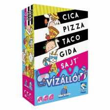 Vízálló cica, pizza, taco, gida, sajt társasjáték társasjáték