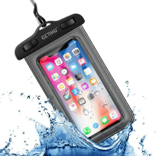  Vízálló telefontok, vízhatlan telefontok, Fekete tok és táska