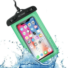  Vízálló telefontok, vízhatlan telefontok Zöld tok és táska