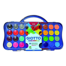  Vízfesték GIOTTO Aquarelli 30 mm 36 szín/készlet kréta, festék és papír