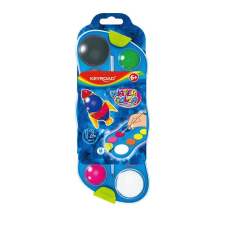  Vízfesték készlet 12 db-os Keyroad vegyes színek kréta, festék és papír