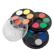  Vízfesték KOH-I-NOOR kerek 18 darabos kréta, festék és papír