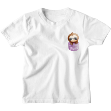  Vízfestmény Zsebminta Lajhár - Gyerek Póló