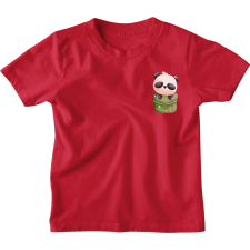  Vízfestmény Zsebminta Panda - Gyerek Póló gyerek póló