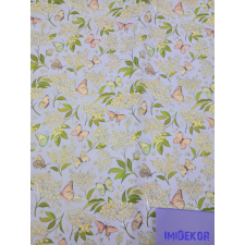 Vízhatlan mintás ív 70x100cm - Lepke mintás - Kékes Lila dekorációs kellék