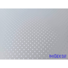 Vízhatlan mintás ív 70x100cm - Pici Pöttyös - Fehér dekorációs kellék
