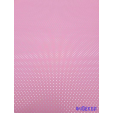 Vízhatlan mintás ív 70x100cm - Pici Pöttyös - Rózsaszín dekorációs kellék