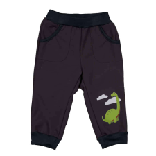Vízlepergetős softshell kisfiú nadrág Dínó mintáva gyerek nadrág