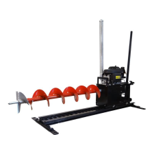  VÍZSZINTES IPARI TALAJFÚRÓGÉP EUROKOMAX BENZINES (TARTOZÉKOKKAL) földfúró