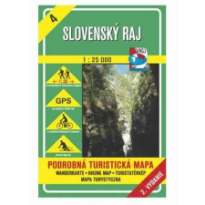 VKÚ 4. Slovensky Raj, Szlovák paradicsom turista térkép VKÚ 1:25 000 térkép
