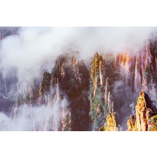  Vlies Fotótapéta - Colorful peaks - 375x250 cm tapéta, díszléc és más dekoráció