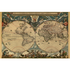  Vlies Fotótapéta - Map of Ancient World - 375x250 cm tapéta, díszléc és más dekoráció