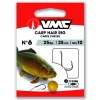  VMC Carp Hair Rig 7021 Hooks Braided Line Boilie 2 előkötött horog 2db (171022)