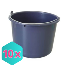  Vödör fémfülű 12L KARTON - 10 db takarító és háztartási eszköz