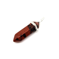 Vogel medál Obszidián mahagóni 8x30mm medál