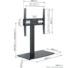 VOGELS Vogel&#039;s MS 3085 Asztali TV-tartó 32-65&quot; tv állvány és fali konzol