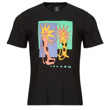 Volcom Rövid ujjú pólók LONGO CATS BSC SST Fekete EU M férfi póló