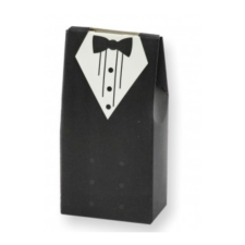 Vőlegény mintás doboz-2 dekorációs kellék