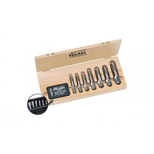 Völkel Kézi - Menetfúró készlet M3-M20 11db-os HSS menetmetsző, menetfúró