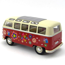  Volkswagen Busz virágos 1:24 Barna makett