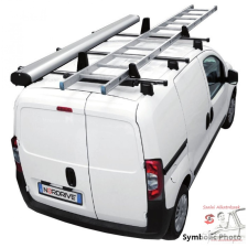  VOLKSWAGEN CADDY MAXI/3 RÚD-135CM 2004-&gt;TETŐCSOMAGTARTÓ (ALUMÍNIUM) tetőcsomagtartó alkatrész