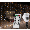 VOLTRONIC® Karácsonyi fényfüggöny 3x6m/600x LED - fehér mix