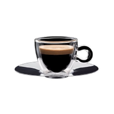 VOLUMART Kávéscsésze Espresso thermo rozsdamentes aljjal 65ml 2db-os 1210TRM004 konyhai eszköz