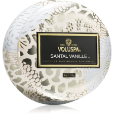 Voluspa Japonica Santal Vanille illatgyertya alumínium dobozban 113 g gyertya