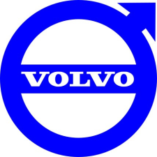 VOLVO LOGÓ MATRICA 25CM X 50CM KÉK autó dekoráció