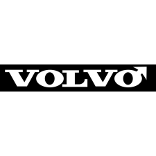 Volvo szélvédő matrica,118cmx17cm,fehér színben autó dekoráció