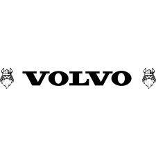 Volvo szélvédő matrica 120cm x 16cm fehér színben autó dekoráció
