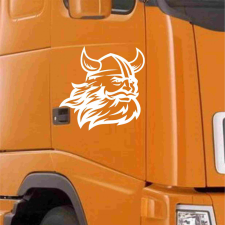 Volvo viking fej matrica 45cm x 45cm több színben | Válasszon! autó dekoráció
