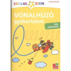  Vonalhúzó gyakorlatok: Írás előkészítés - sárga /Csillagszem