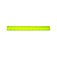  Vonalzó 30cm, műanyag sárga vonalzó