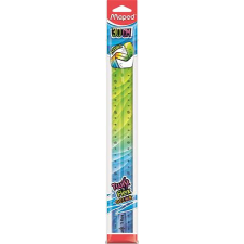  Vonalzó, műanyag, 30 cm, MAPED "Twist'n Flex Decor" vonalzó