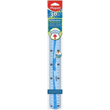 Vonalzó, műanyag, hajlítható, 30 cm, leszorítóval, MAPED "Flex" vonalzó