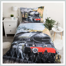  Vonat ágyneműhuzat 140×200cm, 70×90 cm JFK029640 lakástextília