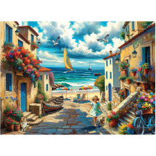 Vonzó falu puzzle 1000 darabos ANATOLIAN puzzle, kirakós