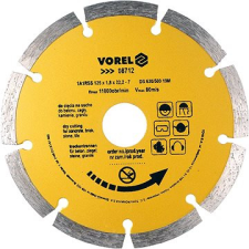 Vorel Diamond kerék 125 x 22,2 x 1,8 mm szegmens csiszolókorong és vágókorong