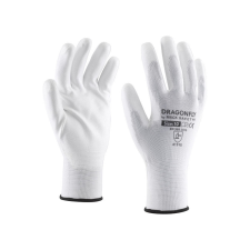 Vorel DRAGONFLY/08 Mártott szerelőkesztyű FEHÉR páronként csomagolva védőkesztyű