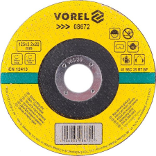 Vorel Kővágó vágótárcsa 125 x 22 x 3,2 mm csiszolókorong és vágókorong