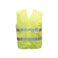 Vorel Mellény fényvisszaverő csíkokkal FLUO sárga XL