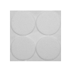 Vorel Öntapadós csúszásgátlós bútorláb alátét kerek fehér 40 mm (4 db/cs)