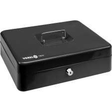 Vorel pénztárgép 300x240x90mm fekete, 2 billentyűvel pénzkazetta