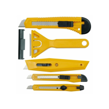 Vorel Törhető pengés kés (tapétavágó) készlet 5 részes festő és tapétázó eszköz