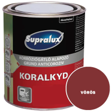  VÖRÖS - SUPRALUX KORALKYD KORRÓZIÓGÁTLÓ ALAPOZÓ - 0,75L alapozófesték