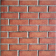  Vörös téglamintás, 3D öntapadós falpanel dekorburkolat